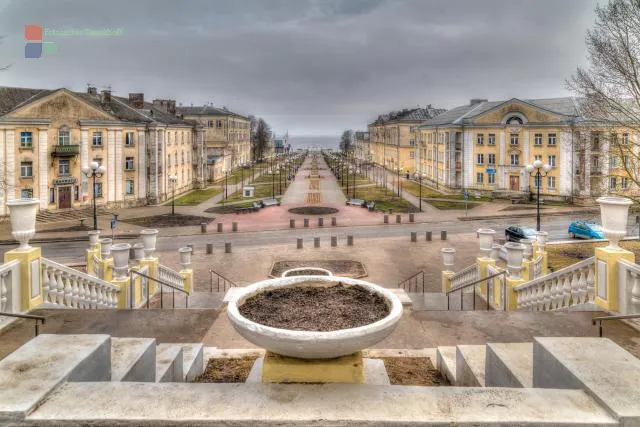 The stairs and promenades of Sillamäe