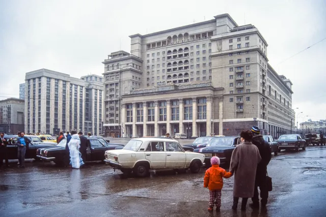 Rund um den roten Platz in Moskau