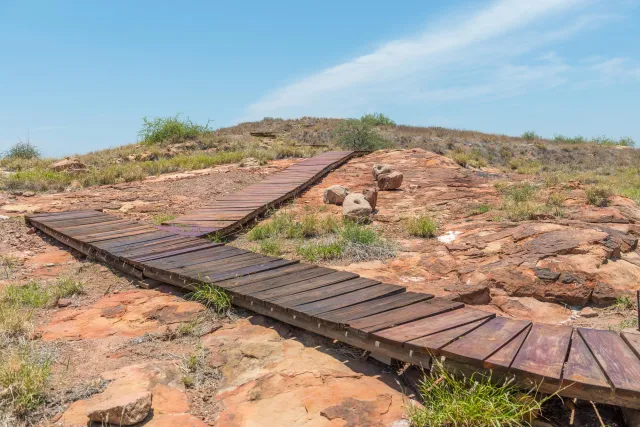 Auf dem Mapungubwe-Hügel