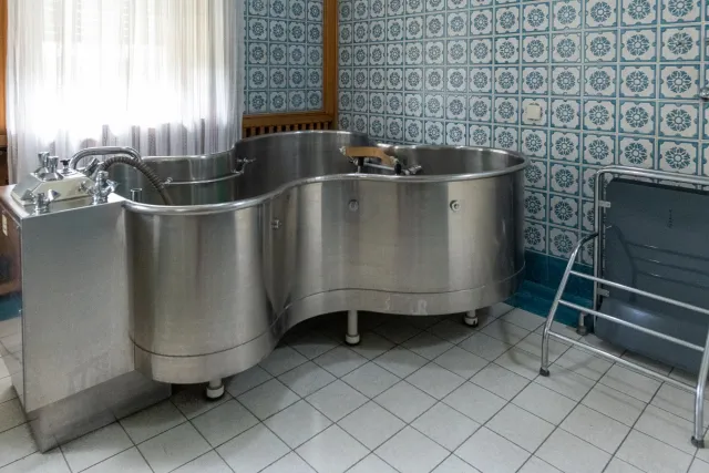 Bathroom areas in the villa