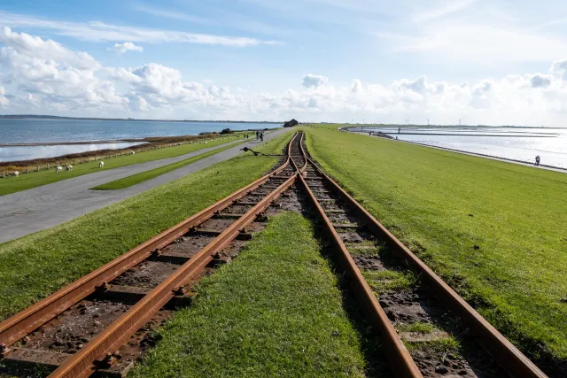  Am Lorendamm zur Hallig Nordstrandischmoor