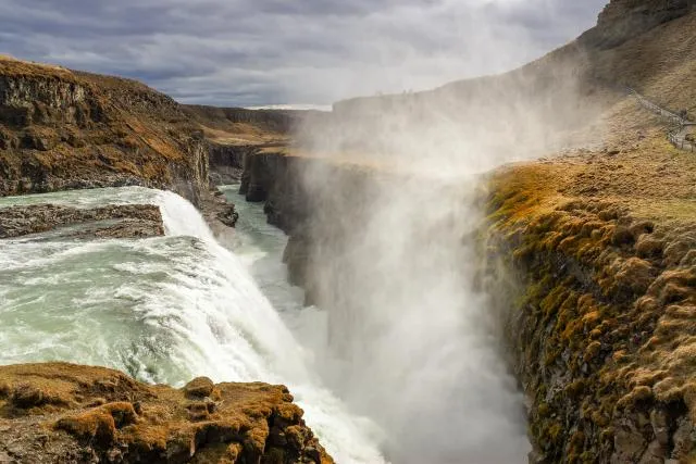 Der Gullfoss - Goldwasserfall