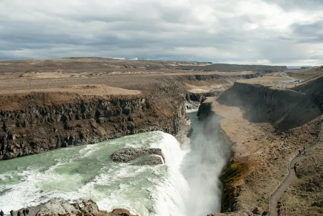 Der Gullfoss - Goldwasserfall