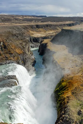 Der Gullfoss - Goldwasserfall