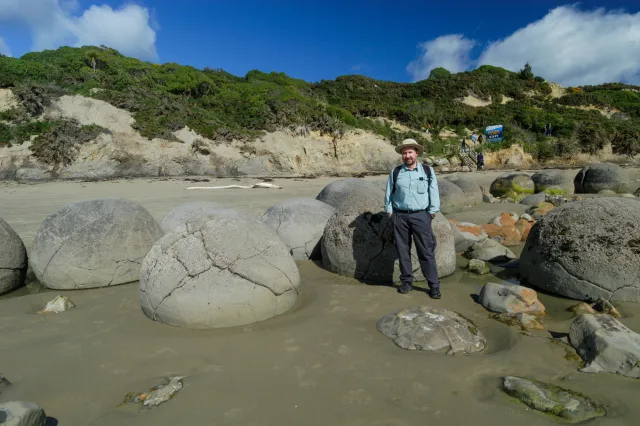 The Moeraki Boulders on Boulders Beach