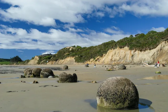 The Moeraki Boulders on Boulders Beach