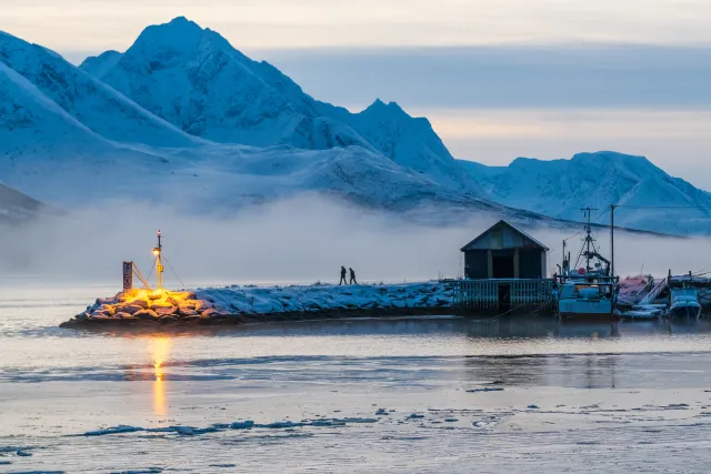 At the port of Fjord Solenagen