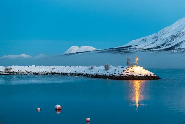 Am Hafen von Fjord Solenagen