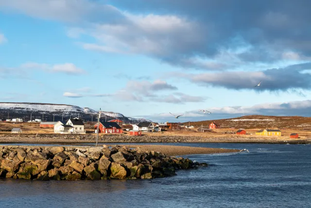 Der Ort Vadsø