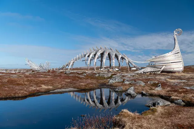 Die beeindruckende Drakkar-Leviathan Installation