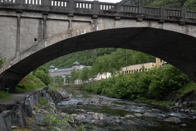 Hydroelectric power station Såheim in Rjukan