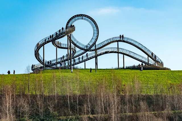 Tiger and Turtle by day on the Heinrich-Hildebrand-Höhe in Duisburg