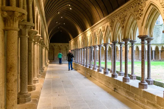 Interior views of Mont Saint Michel