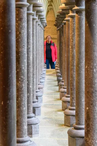 Interior views of Mont Saint Michel