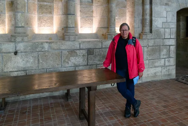 Interior views of Mont Saint Michel