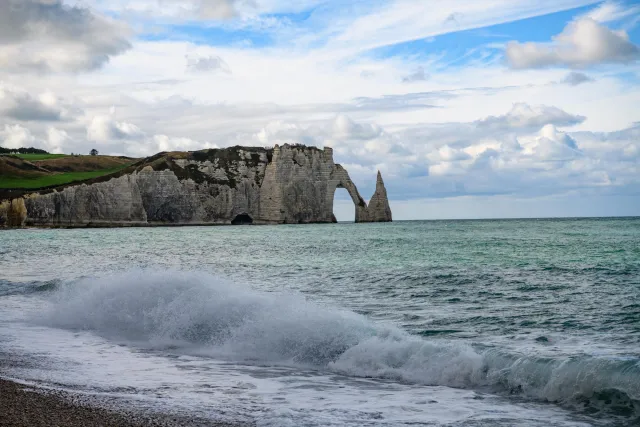 Die Kreidefelsen von Étretat