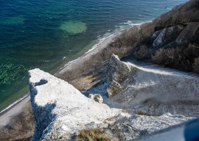 The famous chalk cliffs of Rügen