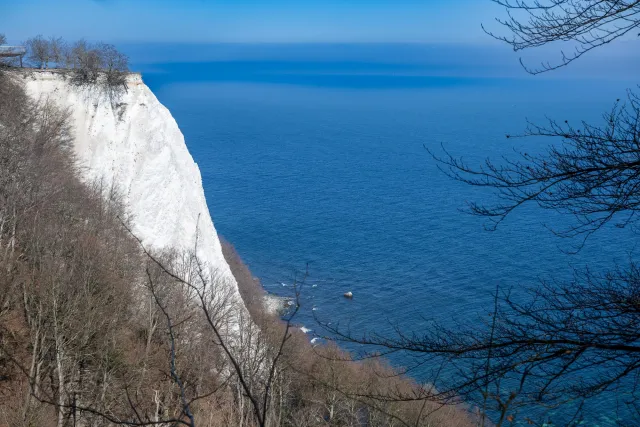 Die bekannten Kreidefelsen von Rügen