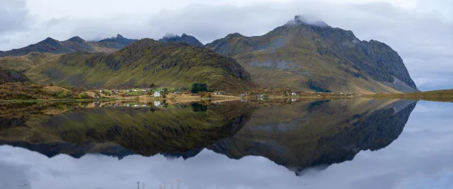 Reflection near Eggum on the Lofoten