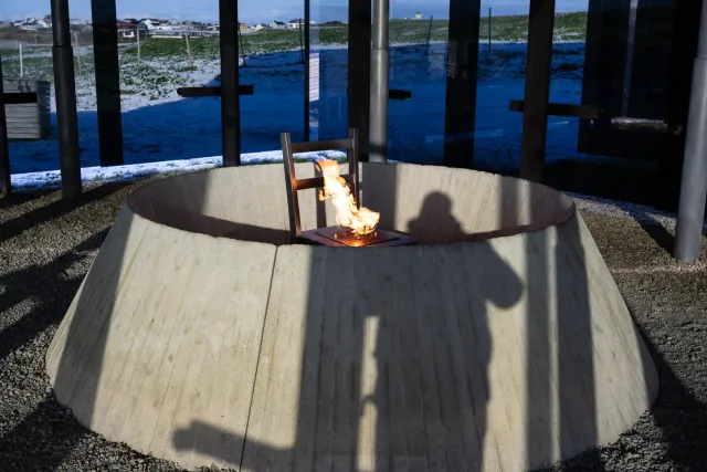 The Burning Chair - Memorial to the witch hunt in Norway