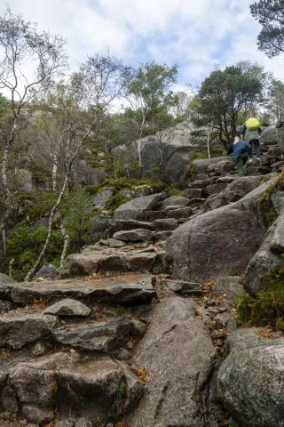 Climb to Preikestolen